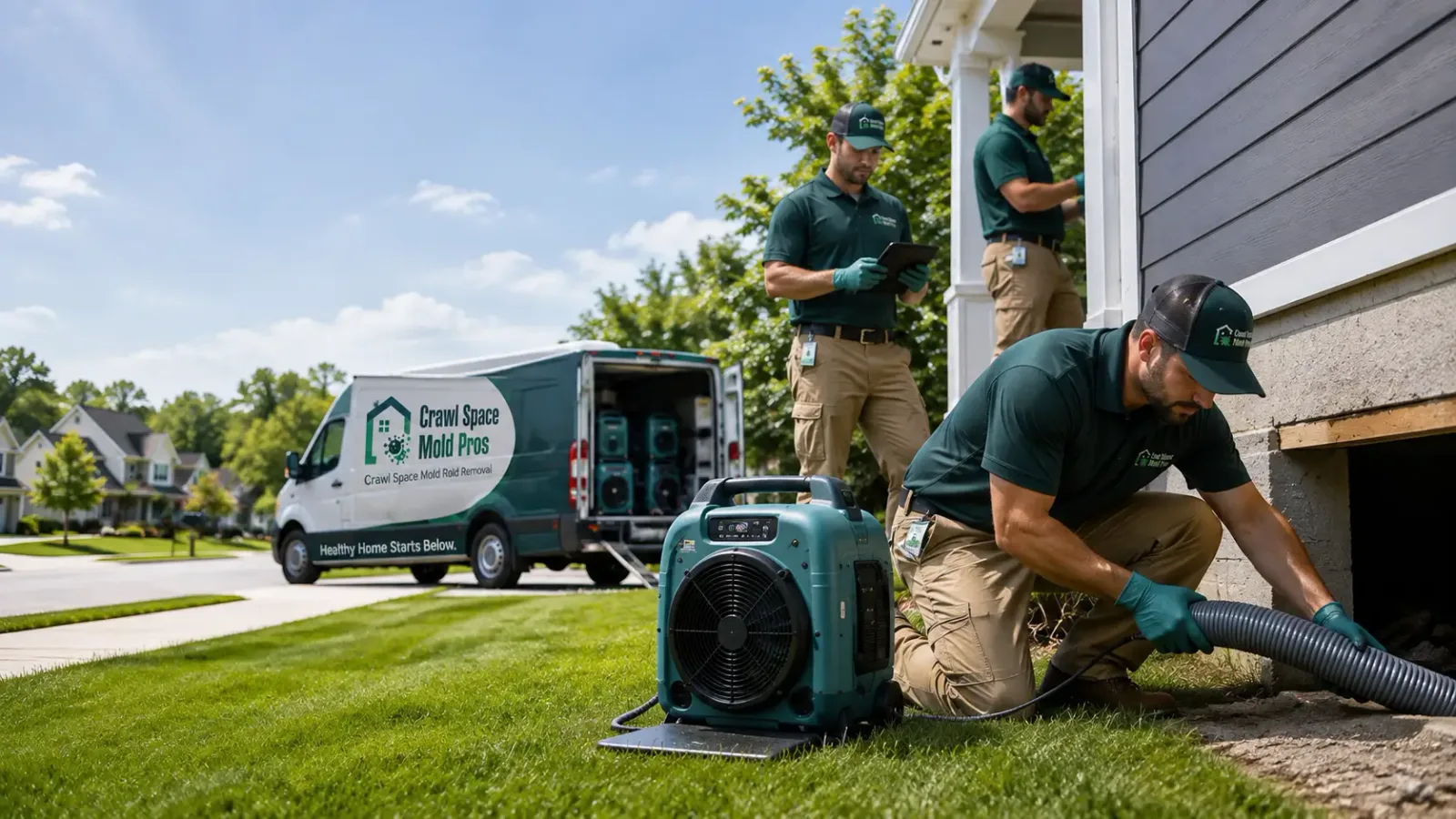 Crawl Space Mold Removal in Carthage, SD